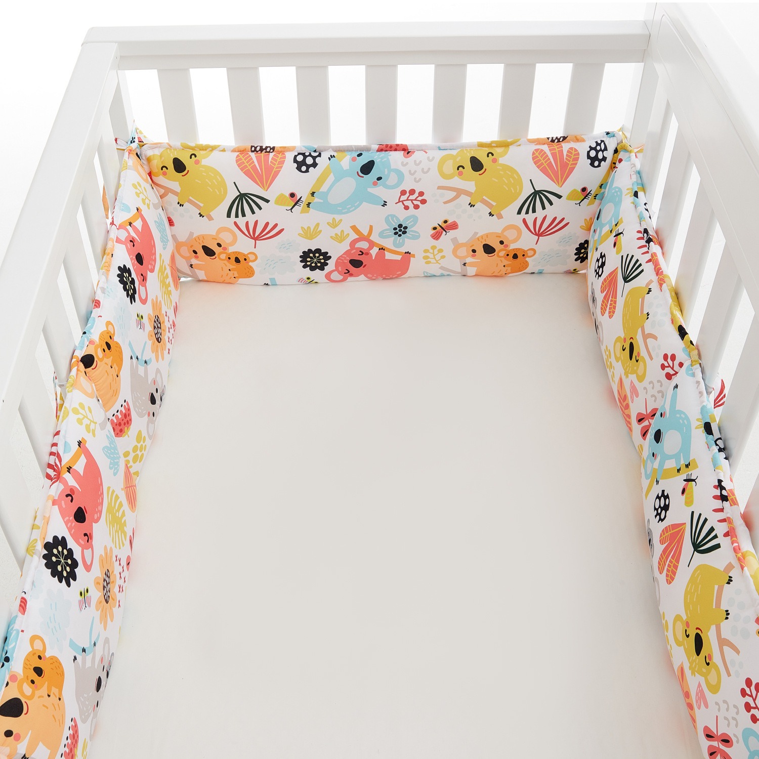 Baby Nursery Glider - ベビーベッドバンパー、チチョネラ、ベビーベッドプロテクター、幼児用コットン製子供用ベッドバリア、新生児用クッション、編み込み式ベビーベッド、ベビーベッド用クッション