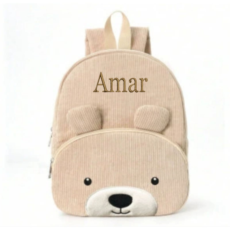 Baby Nursery Backpack - カスタム子供用バックパック名付きパーソナライズされた幼稚園バックパック保育園バックパックテディベアバックパック子供用