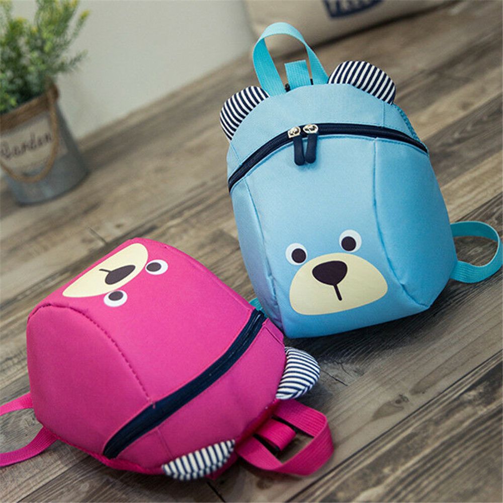 Baby Nursery Backpack - かわいいウォーキングストラップ安全ハーネス手綱付き幼児用リュックサック、幼児用スクールバックパック、漫画柄バッグ、保育園用ショルダーバッグ