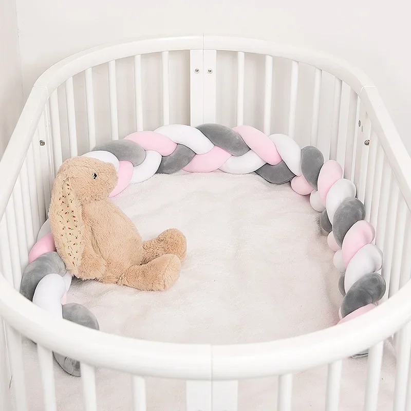 長い結び目のあるバンパー,編組ベビーベッド,衝突防止,位置情 - Baby Nursery Glider のレビューと価格