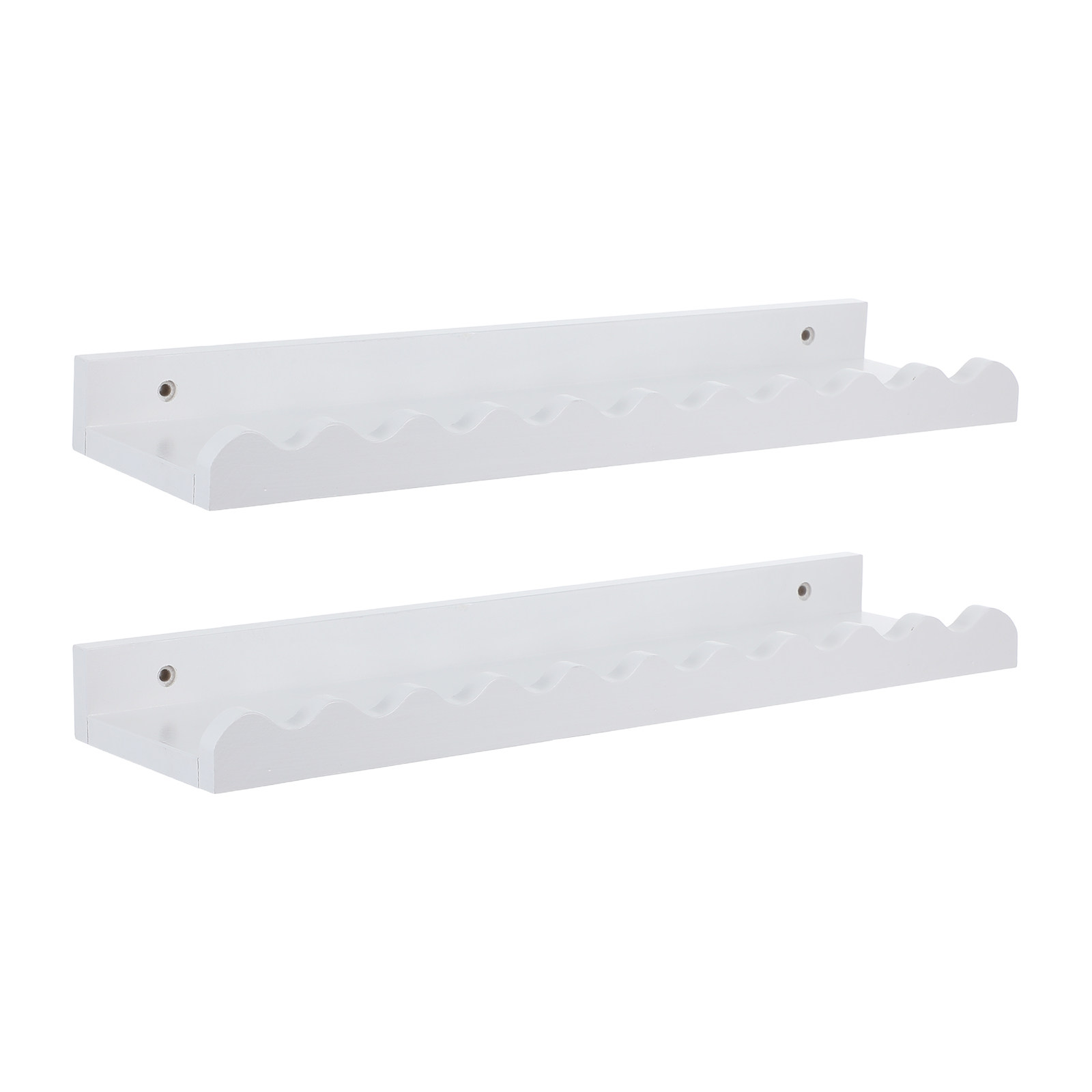 2個セット 子供部屋用フローティングブックシェルフ 壁掛けス - Baby Nursery Floating Shelves のレビューと価格
