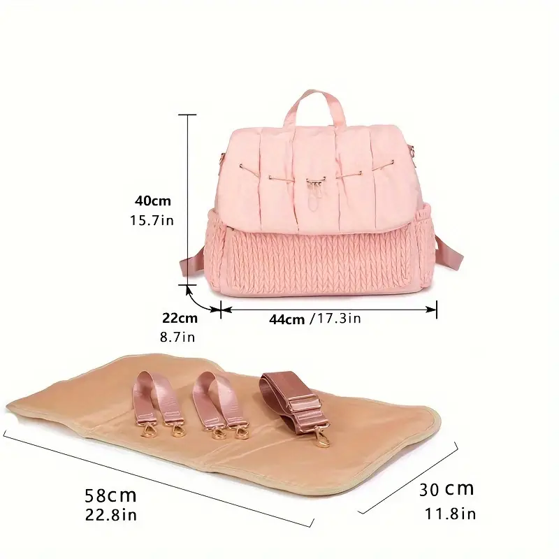 大容量おむつベビーカーバッグ防水ミイラマタニティおむつトラベ - Baby Nursery Backpack のレビューと価格