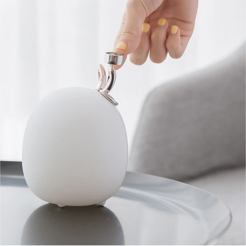 充電式シリコンナイトライト,漫画,ナカイ,ウサギ,タッチ,ク - Baby Nursery Egg Light のレビューと価格