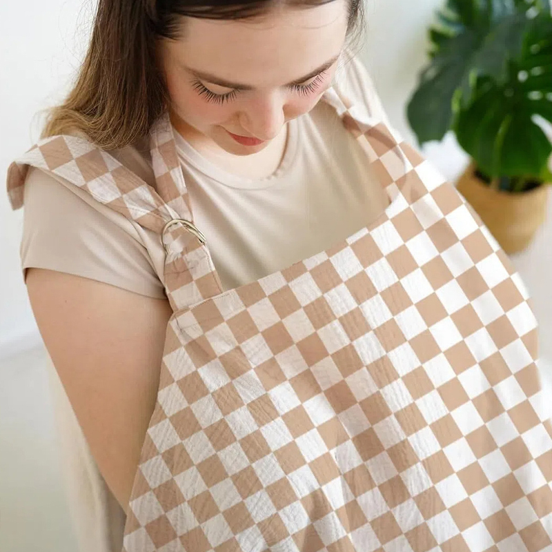 モスリン授乳カバー ポータブル 100% コットン授乳カバー - Baby Nursery Hospital のレビューと価格