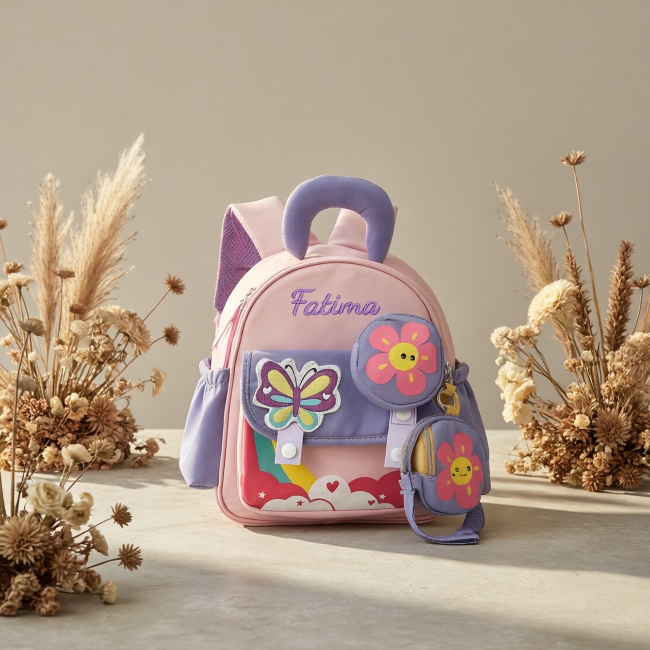カスタムネーム漫画風スタイリッシュバックパック、刺繍入りロケ - Baby Nursery Backpack のレビューと価格