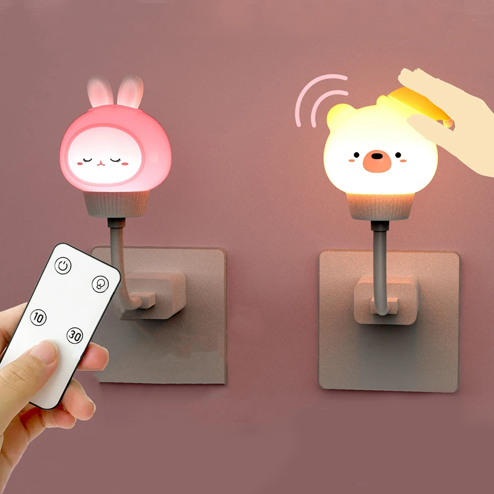 USB 漫画かわいいナイトライトリモコン付き赤ちゃん寝室装飾 - Baby Nursery Egg Light のレビューと価格