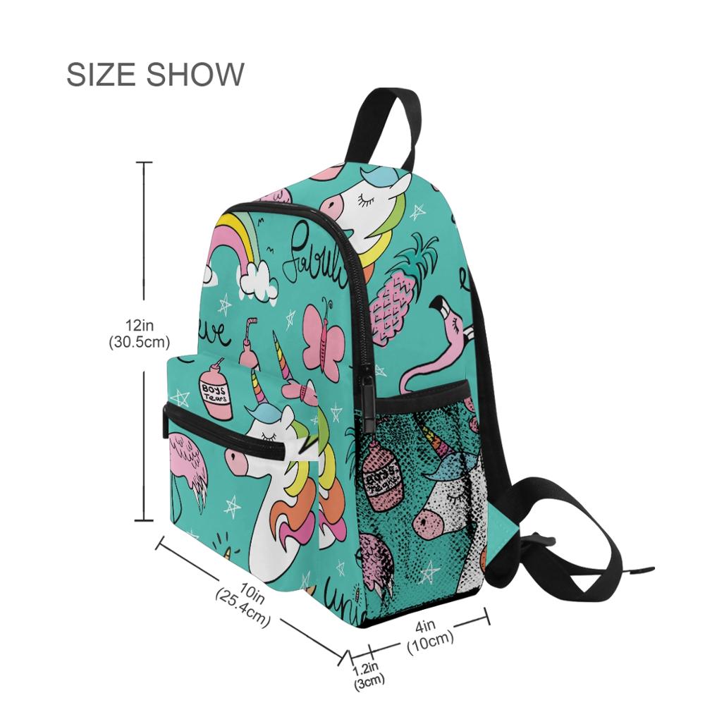 アラザユニコーンプリント子供用バックパック幼稚園ランドセル赤 - Baby Nursery Backpack のレビューと価格