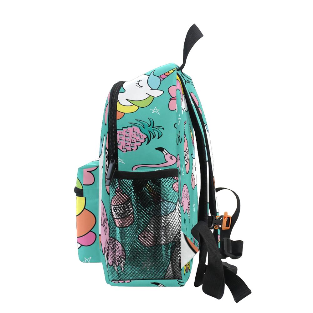 アラザユニコーンプリント子供用バックパック幼稚園ランドセル赤 - Baby Nursery Backpack のレビューと価格