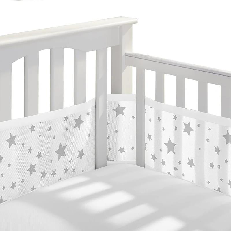 通気性のある4パネルベビーベッドメッシュライナー - 厚みの - Baby Nursery Panelling のレビューと価格