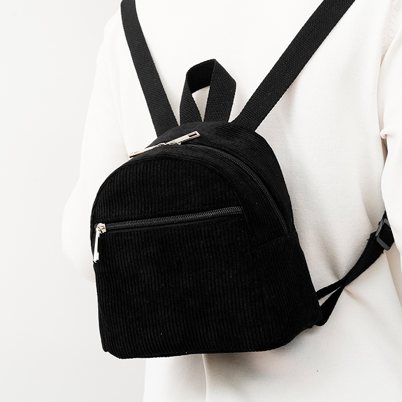 カスタム刺繍入りネームコーデュロイバックパック、無地マルチカ - Baby Nursery Backpack のレビューと価格