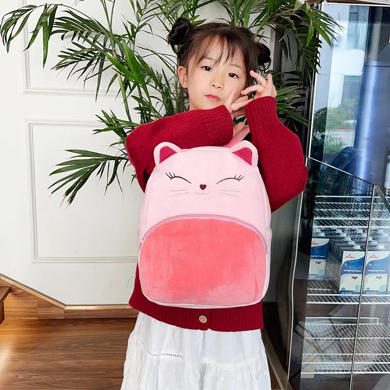 女の子向けのカスタマイズされた名前入り漫画猫バックパック、刺 - Baby Nursery Backpack のレビューと価格