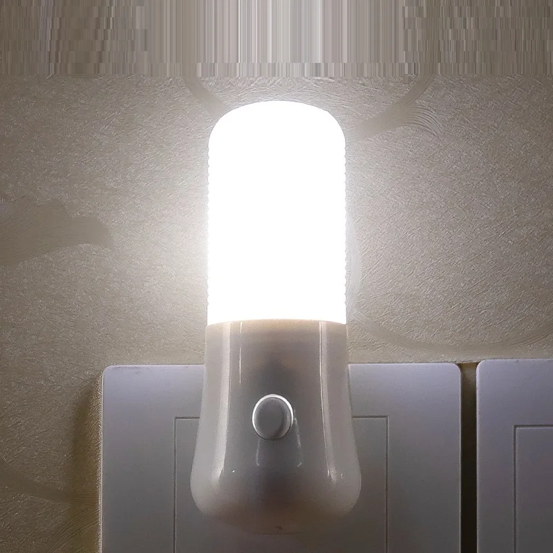 LEDナイトライト ホワイト EU/USプッシュボタンスイッ - Baby Nursery Egg Light のレビューと価格