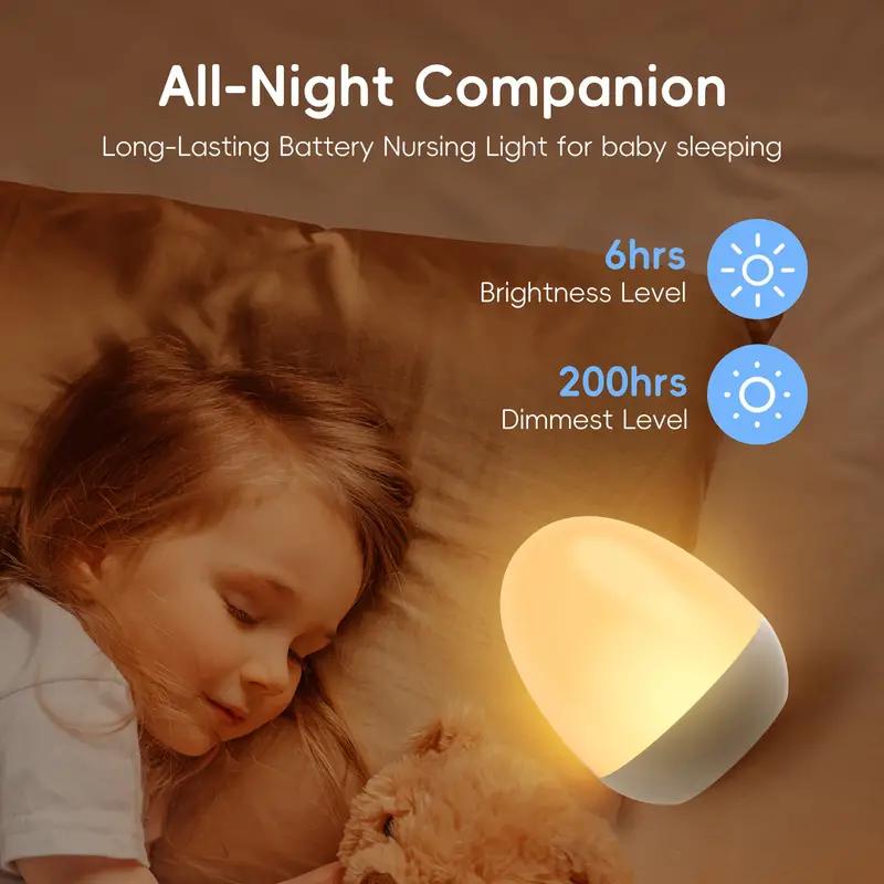 充電式のポータブルエッグナイトライト,ベビーケア用のタッチラ - Baby Nursery Egg Light のレビューと価格