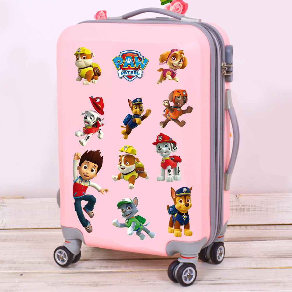 漫画足跡パトロールウォールステッカー子供部屋リビングルーム寝 - Baby Nursery Vinyl のレビューと価格