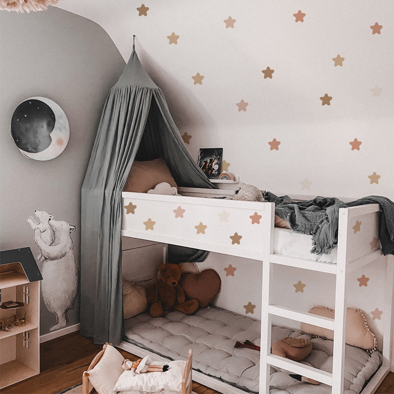 水玉模様の自由奔放に生きるレインボーウォールステッカー,ベビ - Baby Nursery Vinyl のレビューと価格