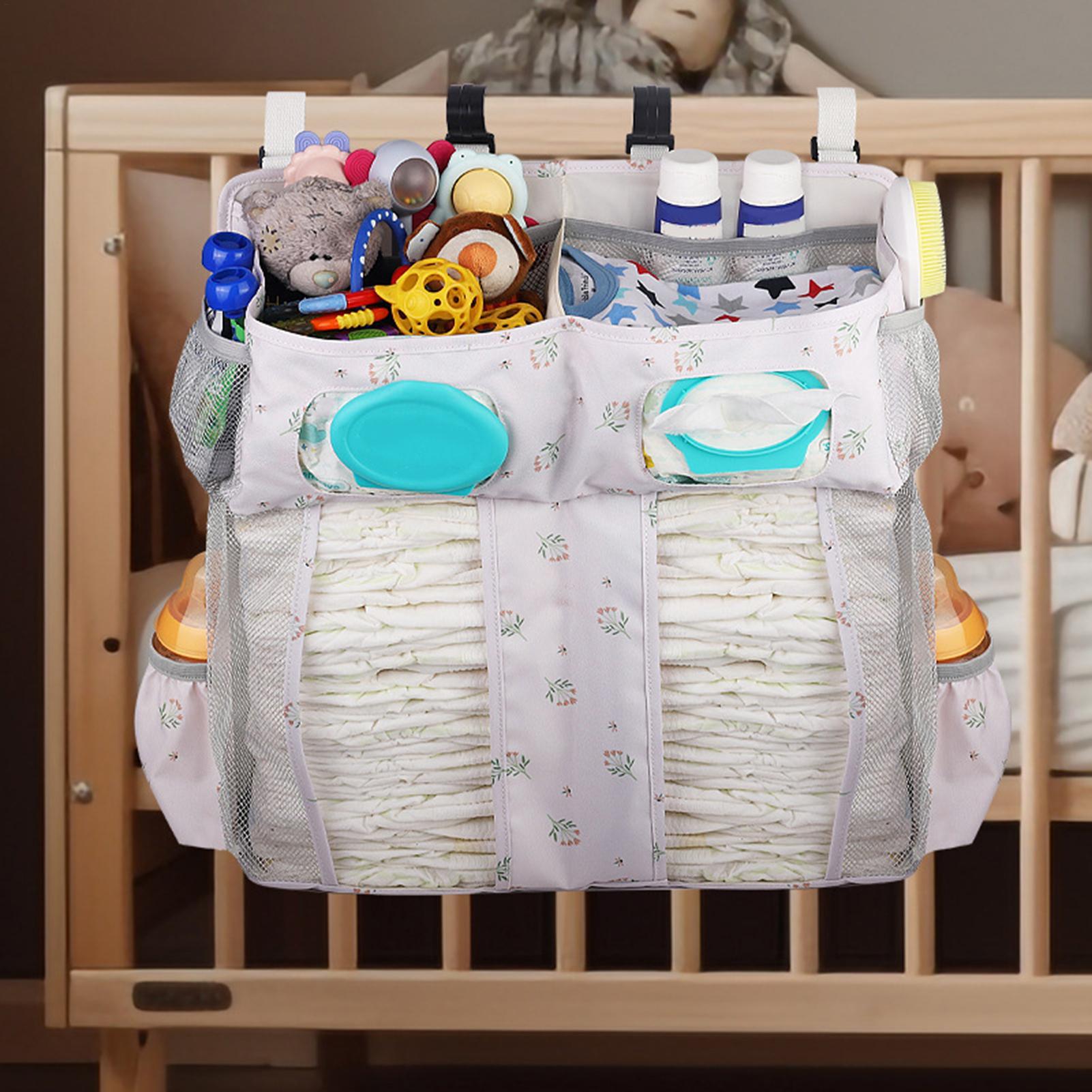 ぶら下げベビーベッド収納袋幼児必需品おむつおむつオーガナイザ - Baby Nursery Backpack のレビューと価格