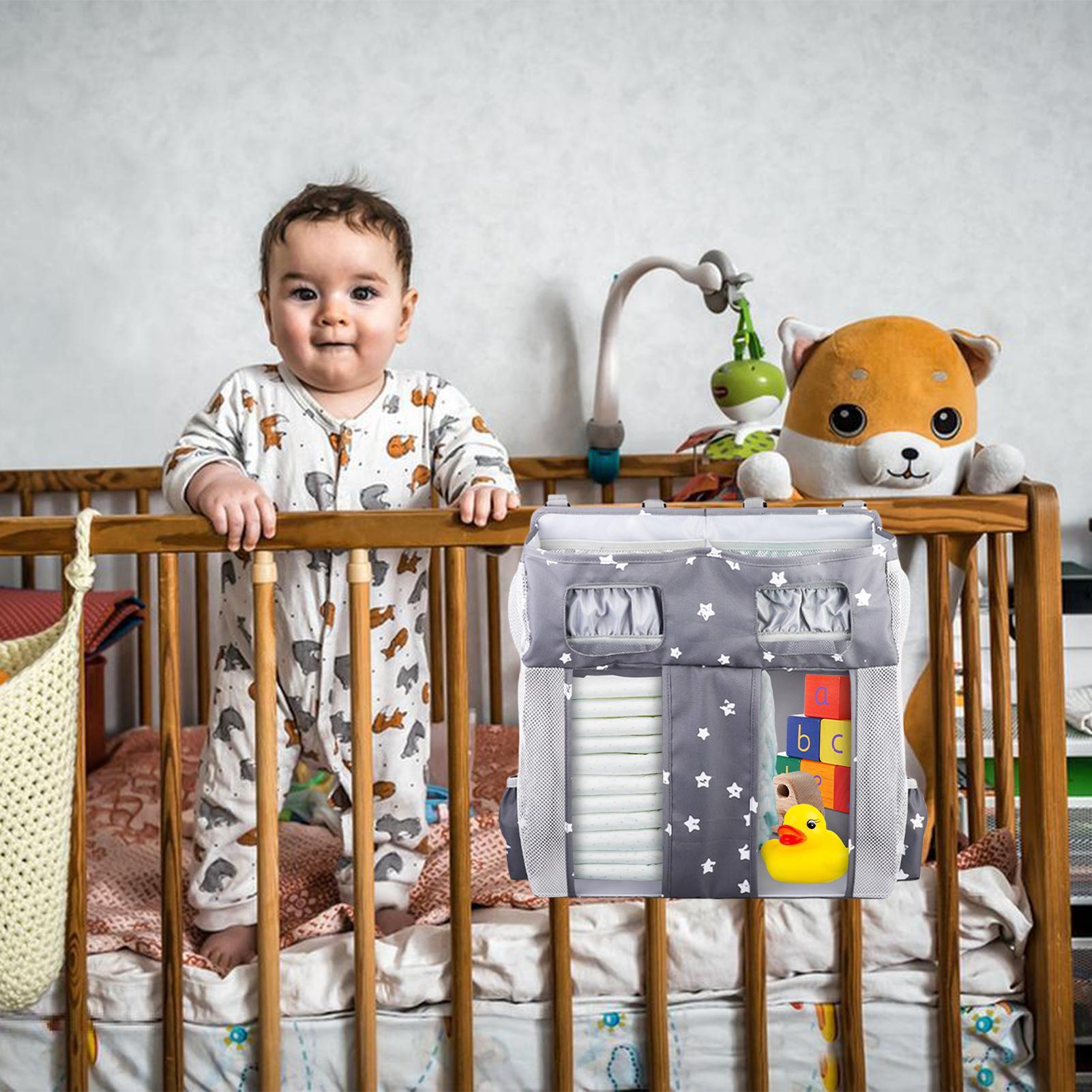 ぶら下げベビーベッド収納袋幼児必需品おむつおむつオーガナイザ - Baby Nursery Backpack のレビューと価格