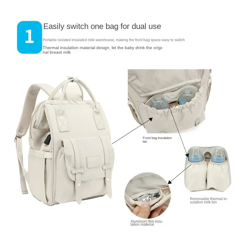 赤ちゃん用防水バックパック,ベビーカー用収納バッグ,屋外旅行 - Baby Nursery Backpack のレビューと価格